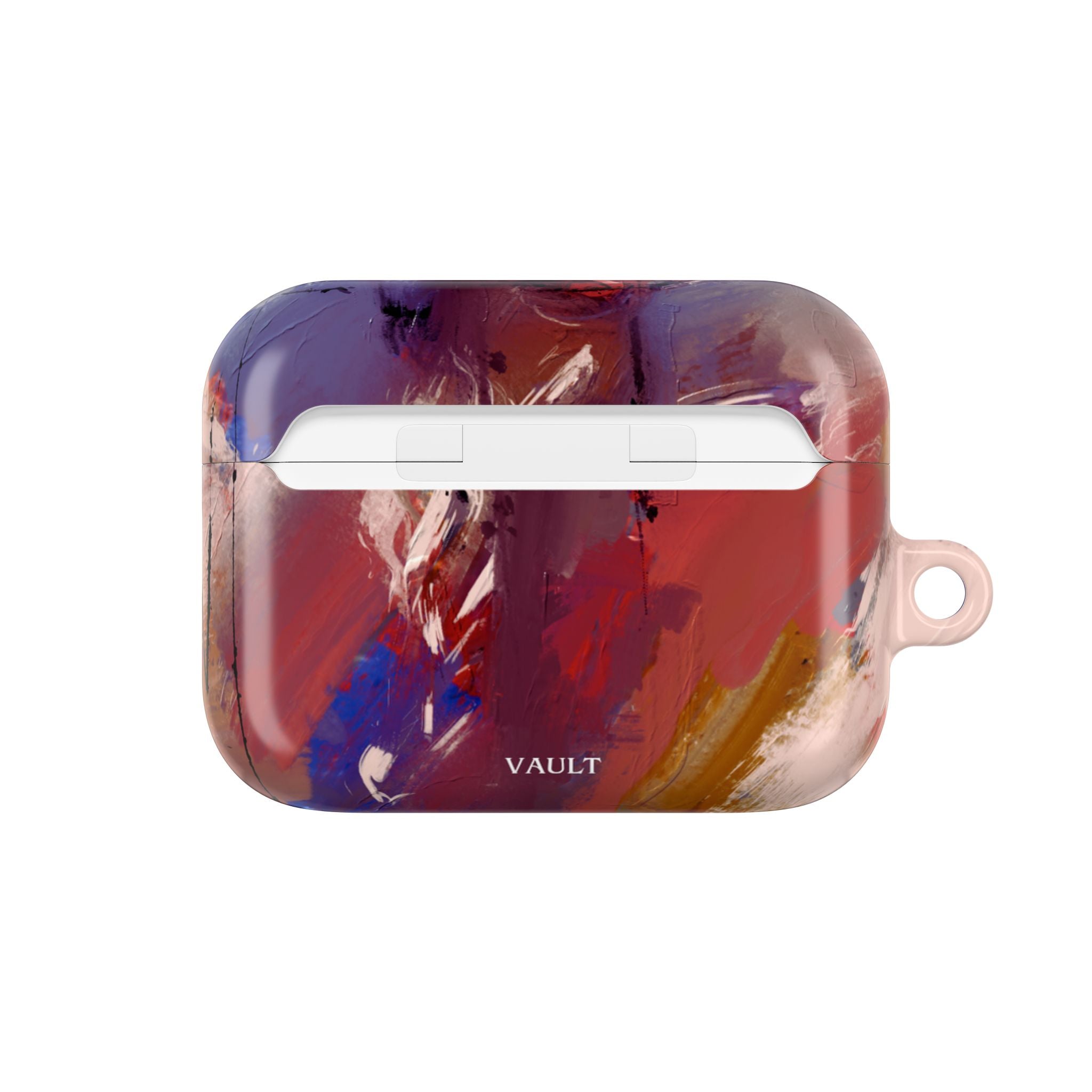 Abstract Paint Splash AirPod Case — Colorful Artistic Protective Cover