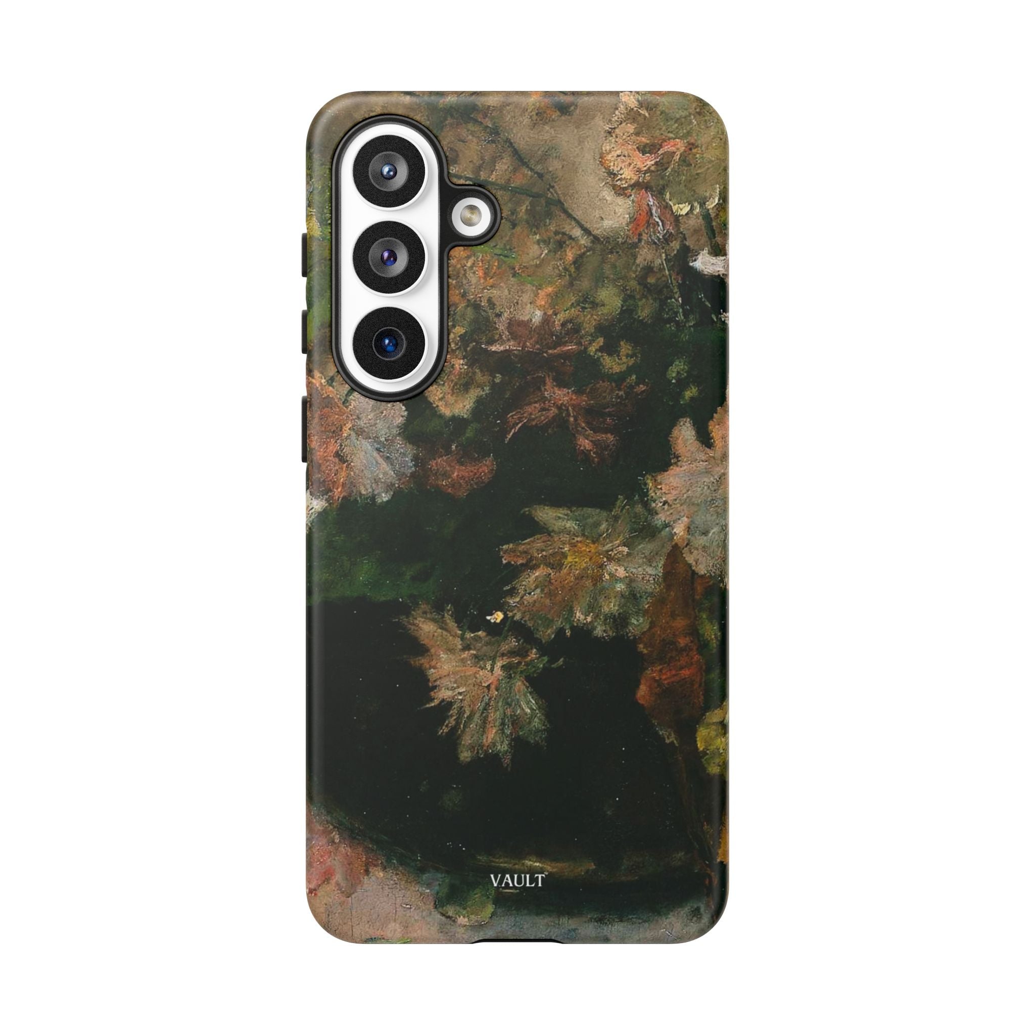 Floral Painterly Tough Phone Case — Vintage Autumn Leaves Phone Cover