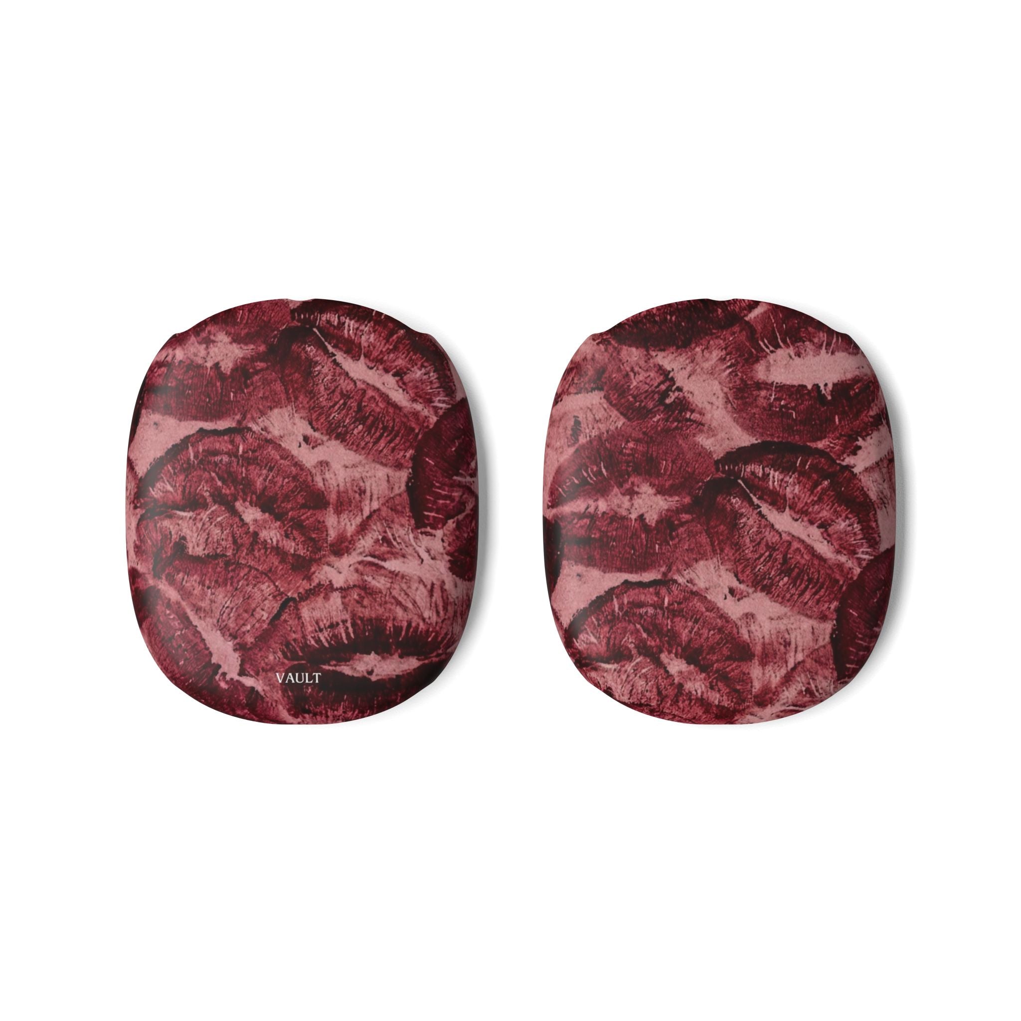 AirPods Max Case — Burgundy Kiss Print Protective Covers