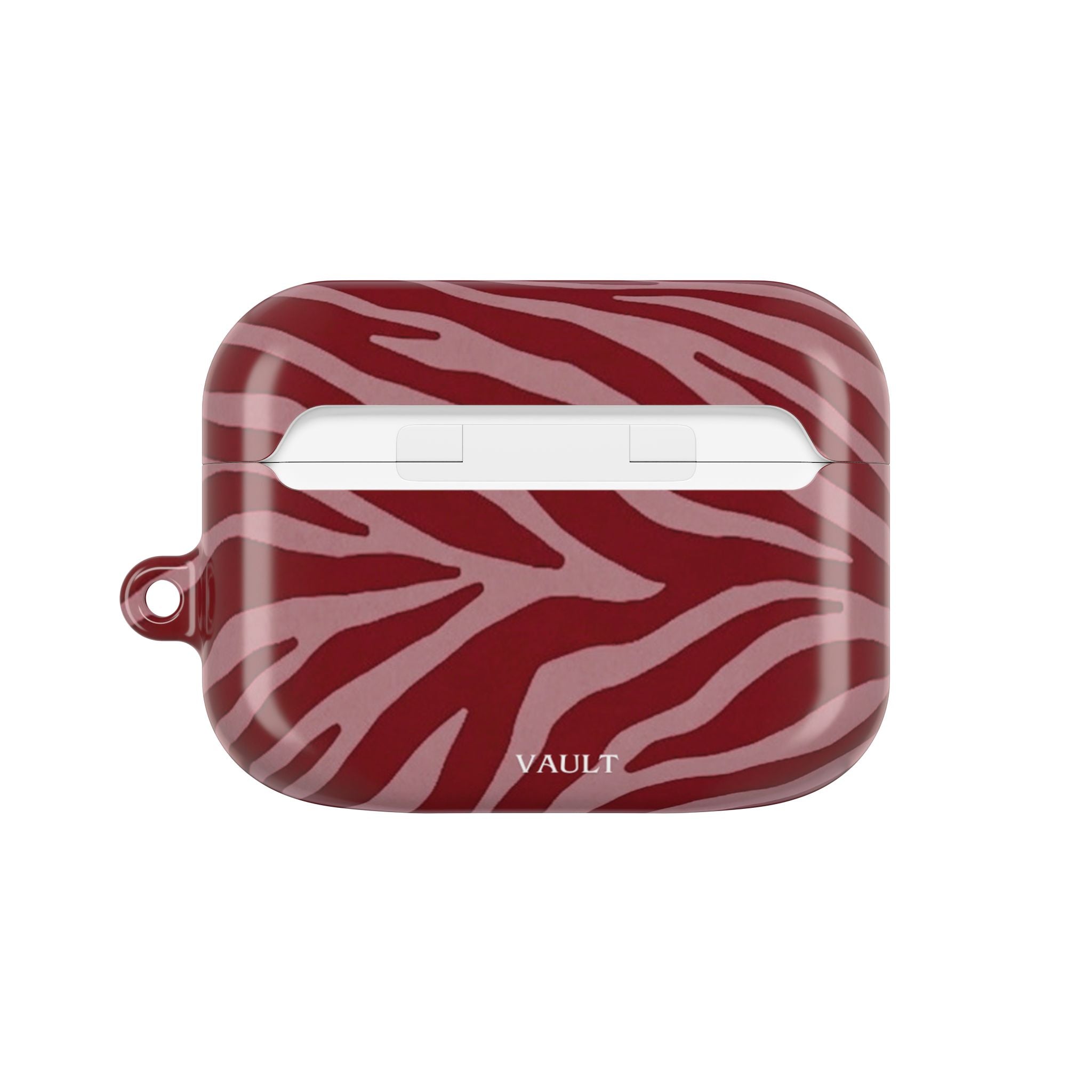 Red Zebra Print AirPod Case – Stylish Protective Charging Case Cover