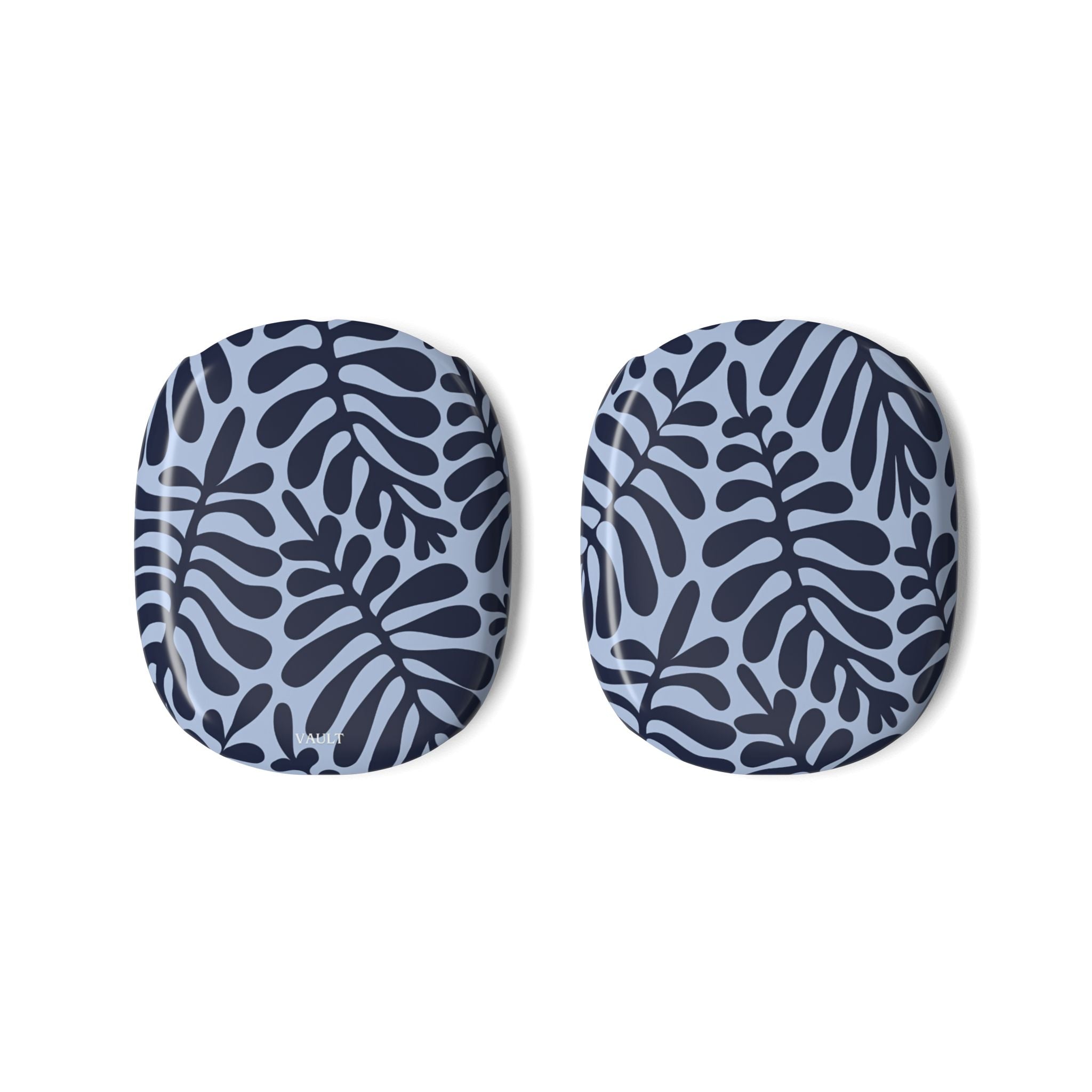 Leafy Blue AirPods Max Case – Protective Decorative Ear Cup Covers