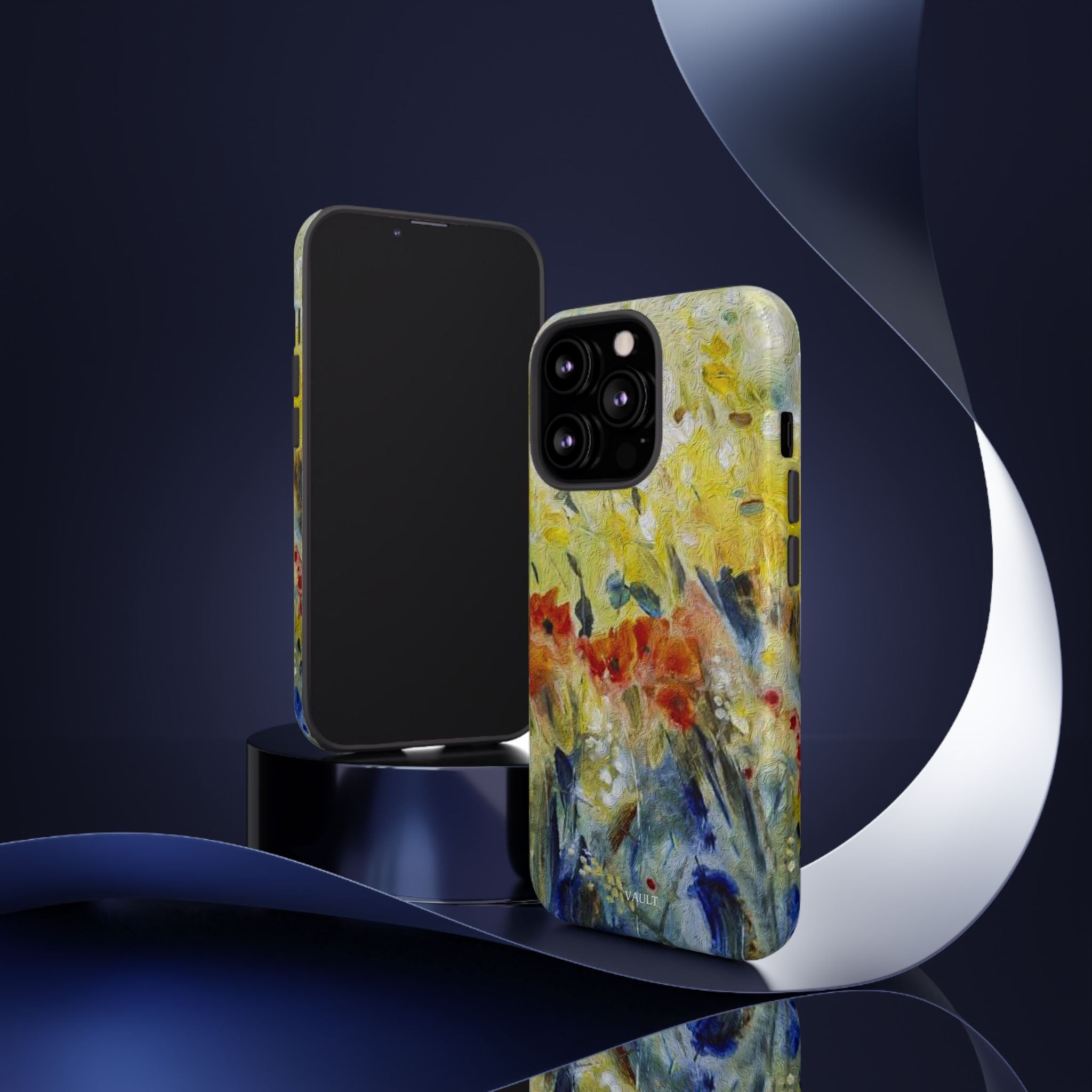 Floral Watercolor Phone Case — Yellow Garden Tough Cases