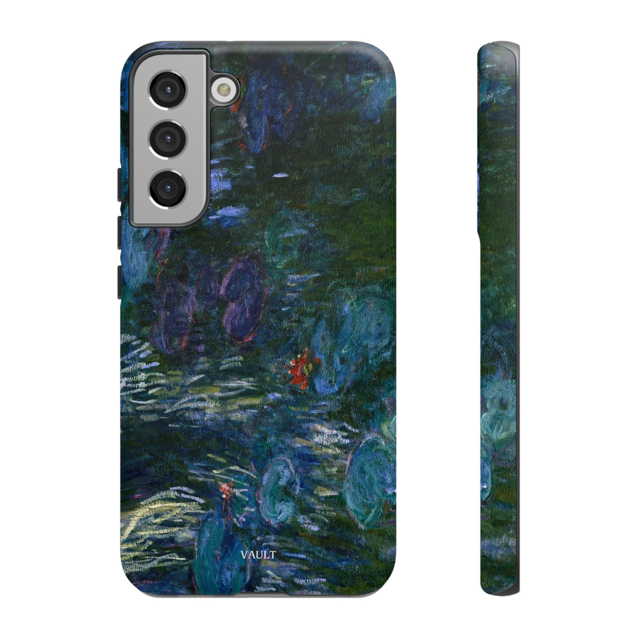 Water Lilies Tough Phone Case — Impressionist Art Protective Cover