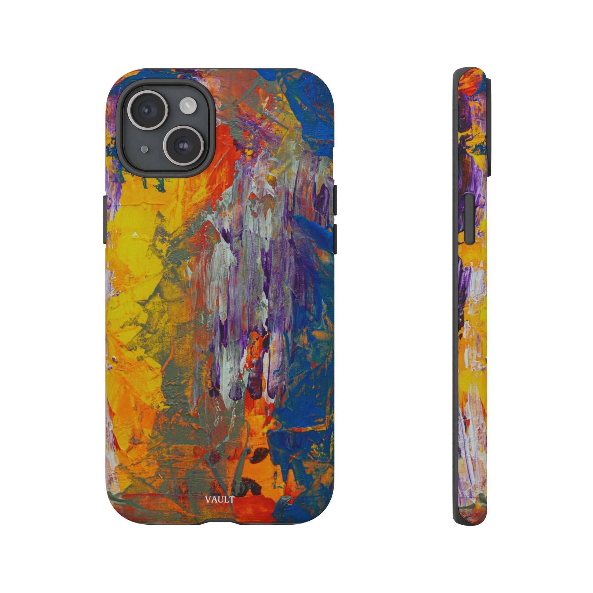 Abstract Color Splash Phone Case — Vibrant Artistic Protective Cover