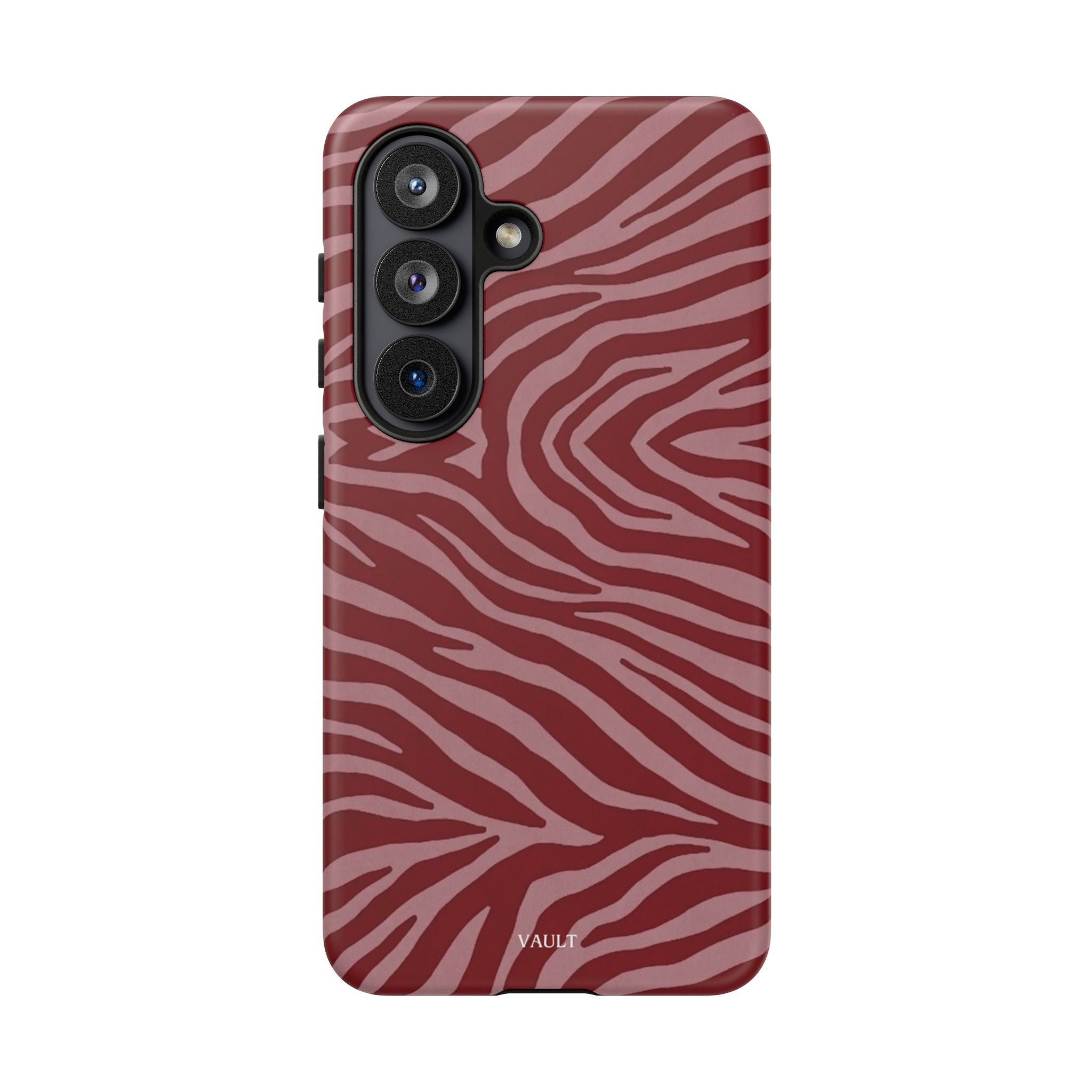 Red Zebra Print Tough Phone Case