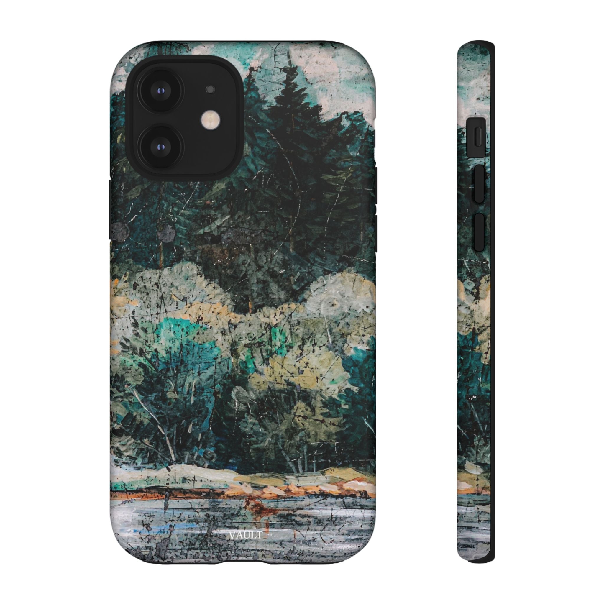 Phone Case - Moody Forest Landscape Protective Tough Case