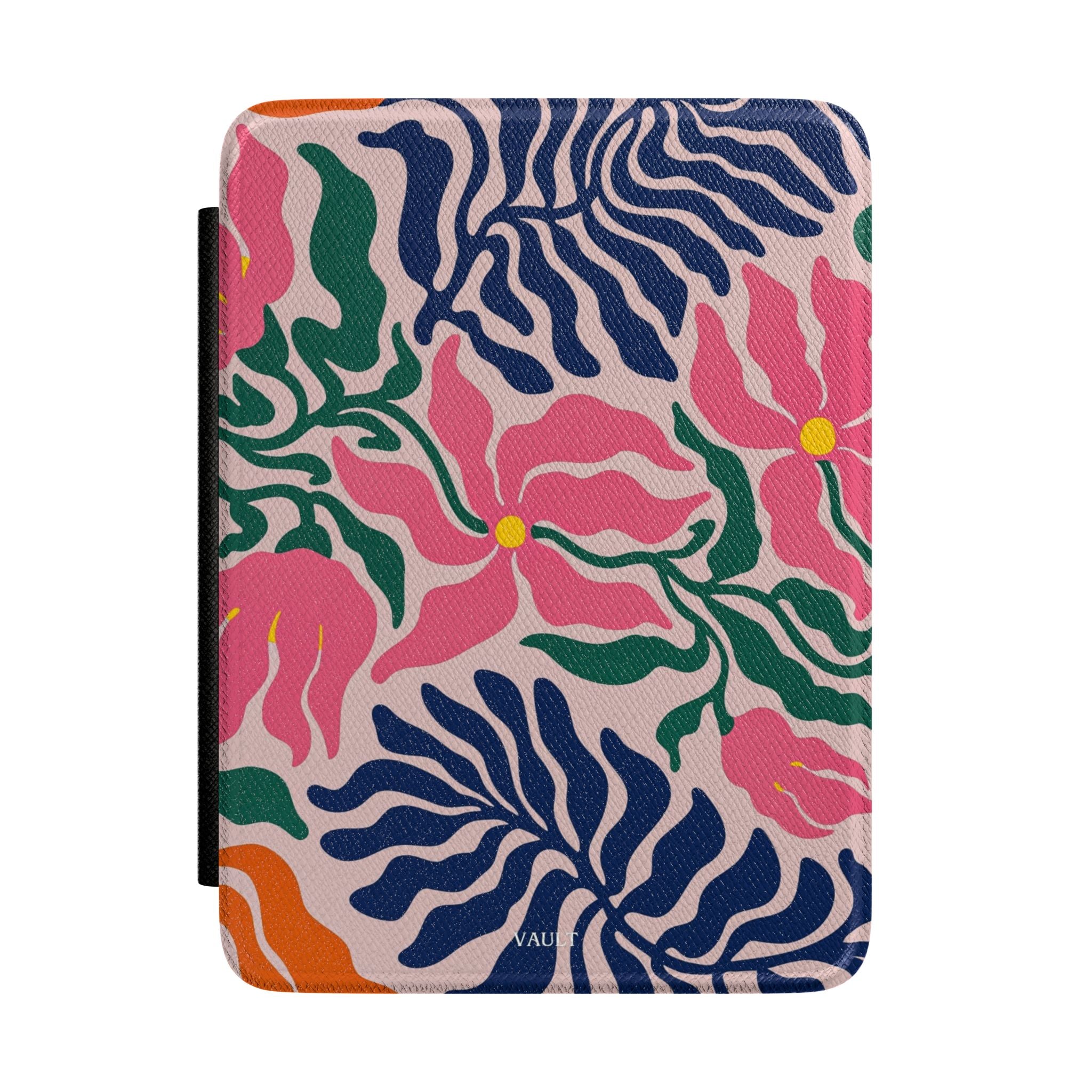 Floral Kindle Case — Pink Tropical Flower E-Reader Cover