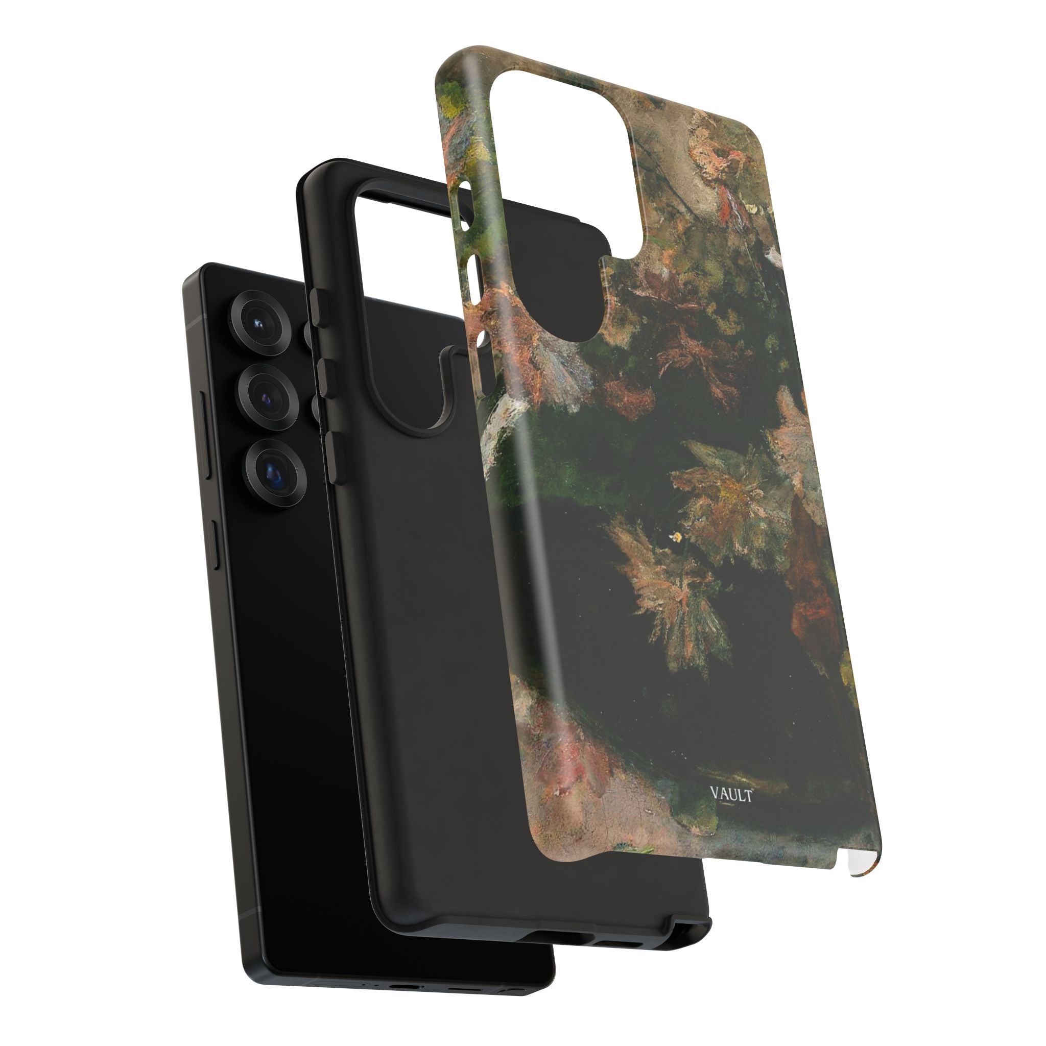 Floral Painterly Tough Phone Case — Vintage Autumn Leaves Phone Cover