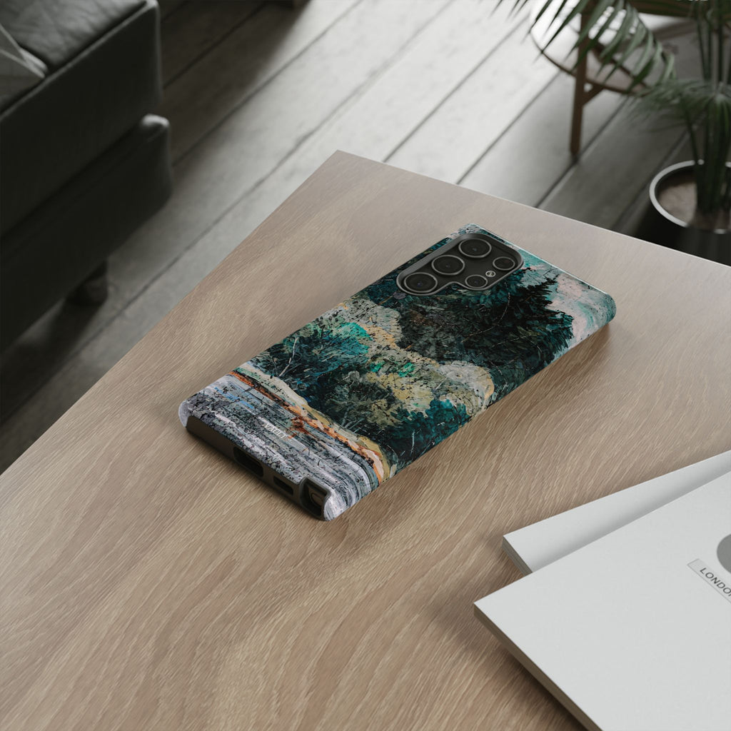 Phone Case - Moody Forest Landscape Protective Tough Case