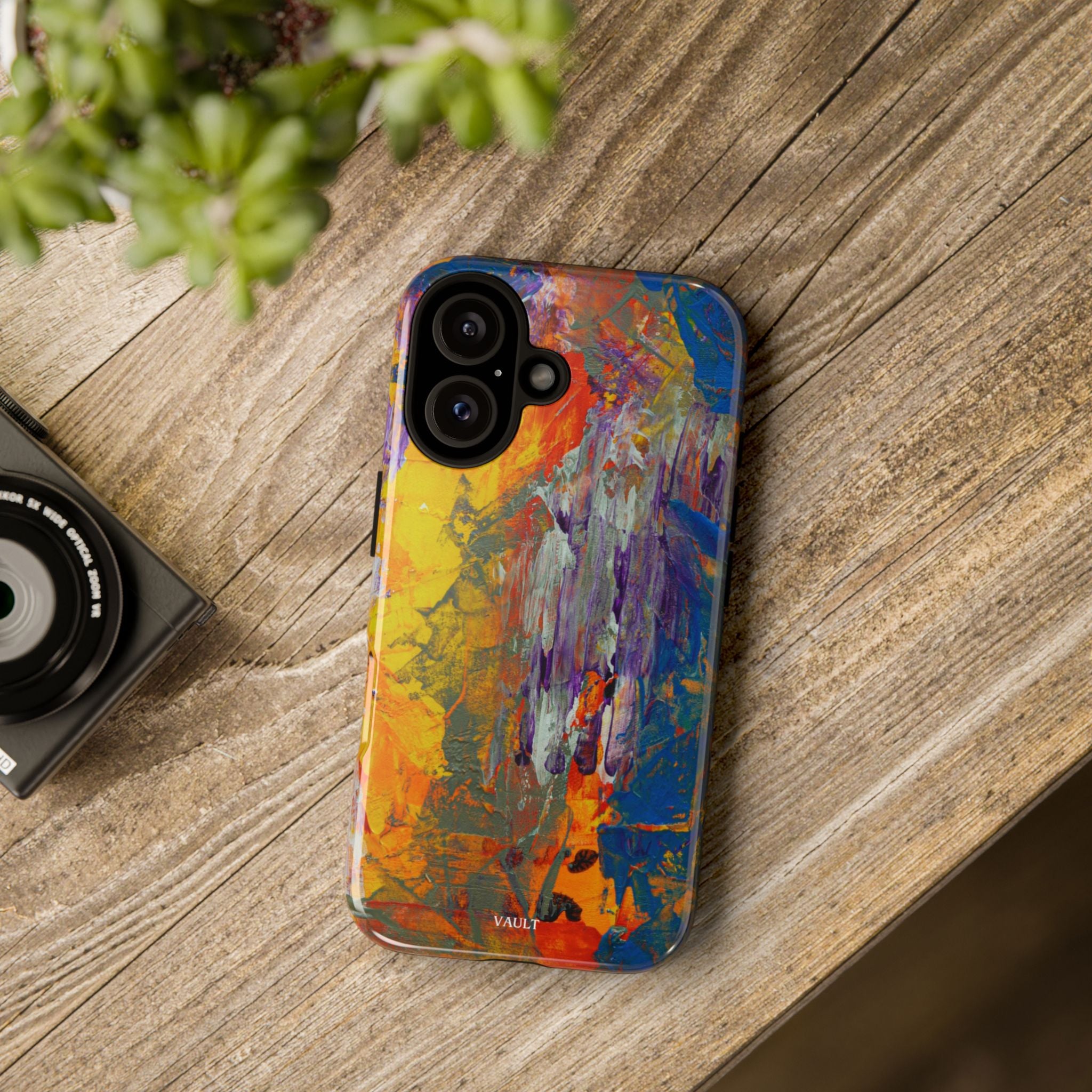 Abstract Color Splash Phone Case — Vibrant Artistic Protective Cover