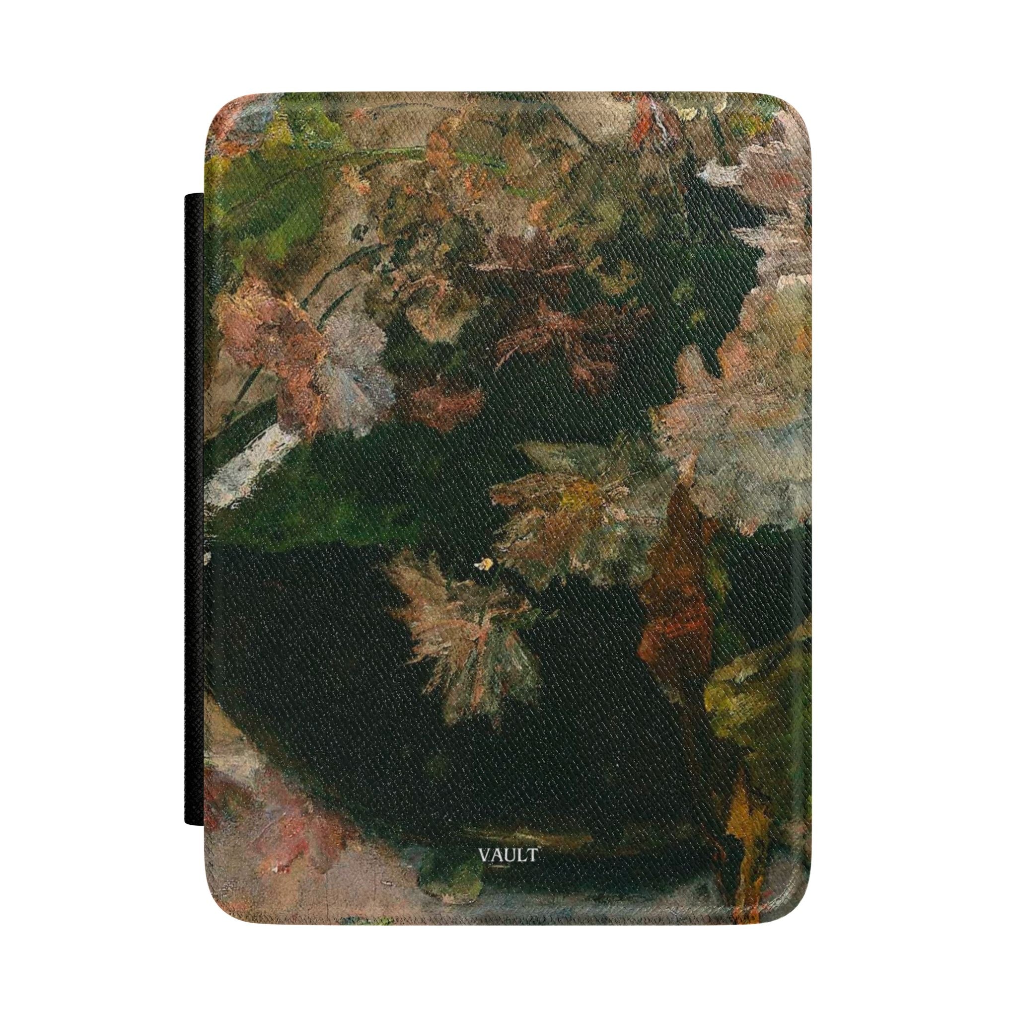 Floral Abstract Kindle Case — Vintage Botanical E-Reader Cover