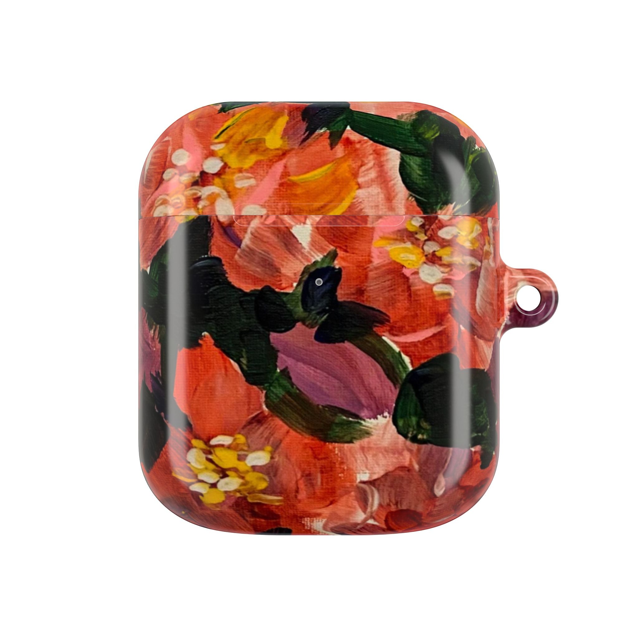 Floral Red Bloom AirPod Case