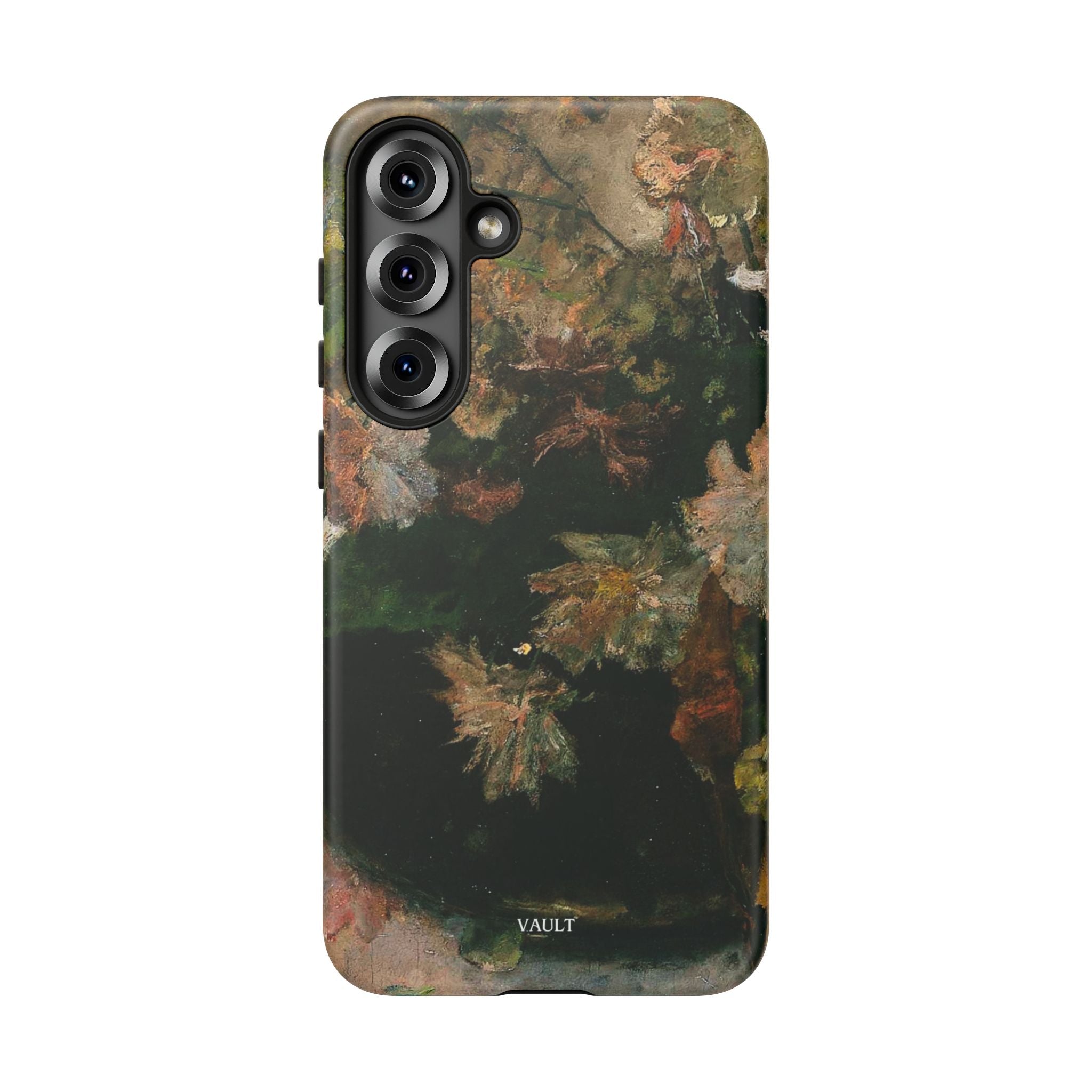 Floral Painterly Tough Phone Case — Vintage Autumn Leaves Phone Cover