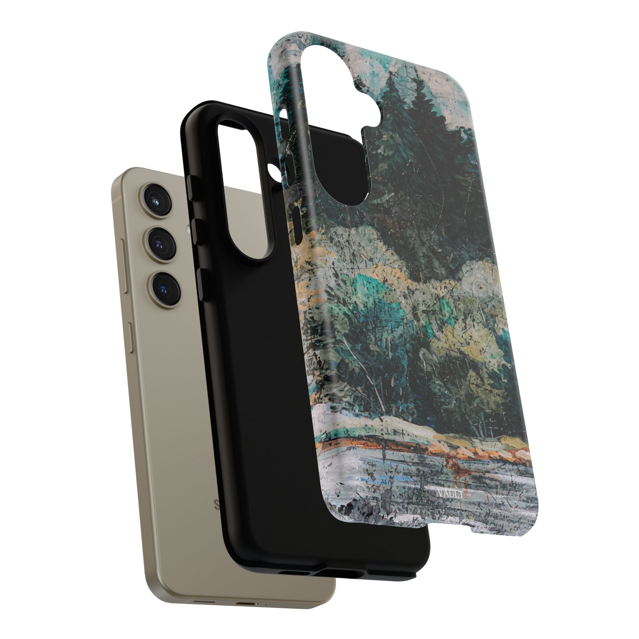 Phone Case - Moody Forest Landscape Protective Tough Case