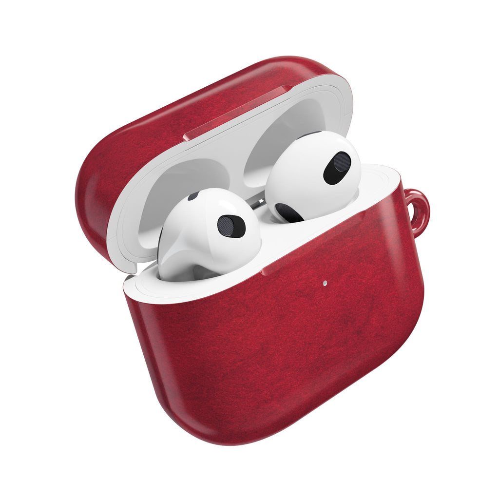 Red Marble AirPod Case – Protective Slim Charging Case Cover