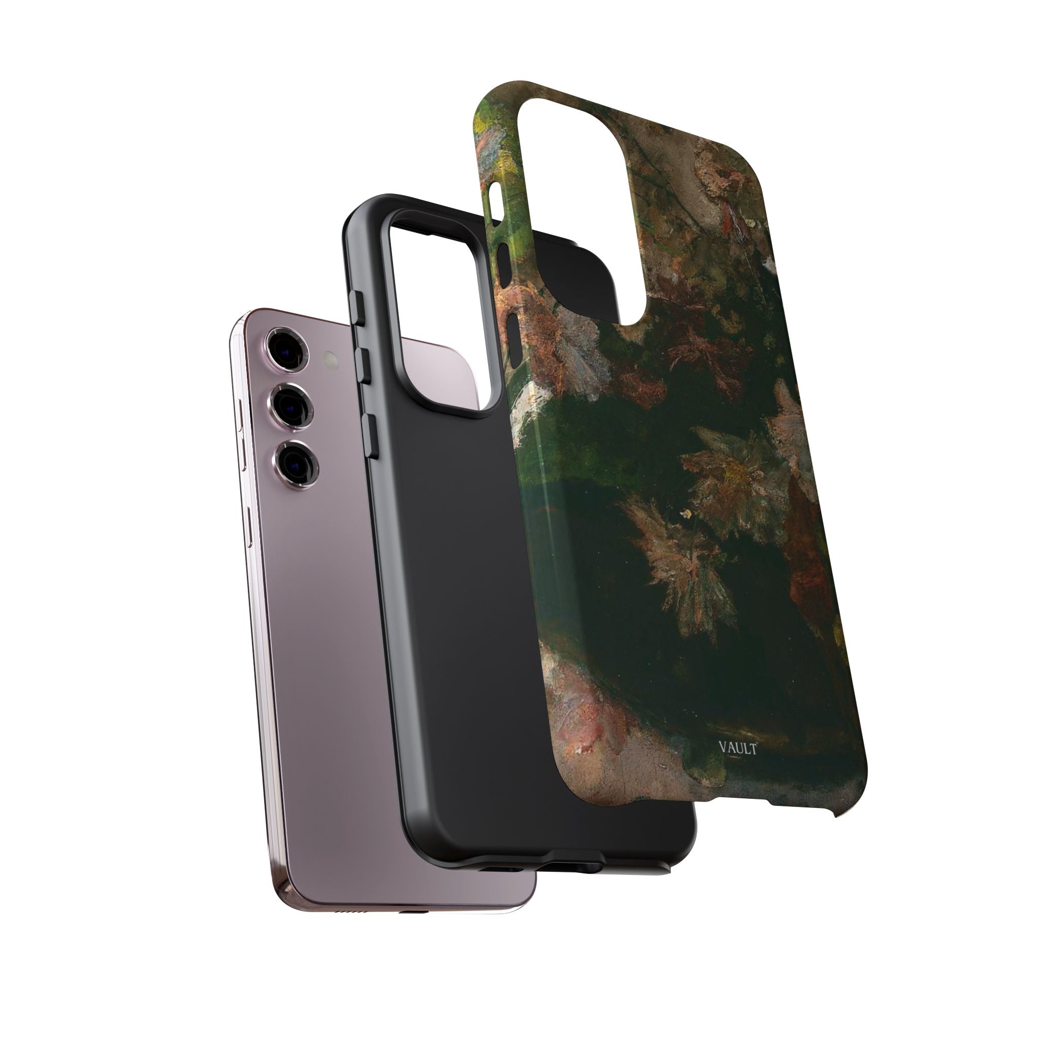 Floral Painterly Tough Phone Case — Vintage Autumn Leaves Phone Cover