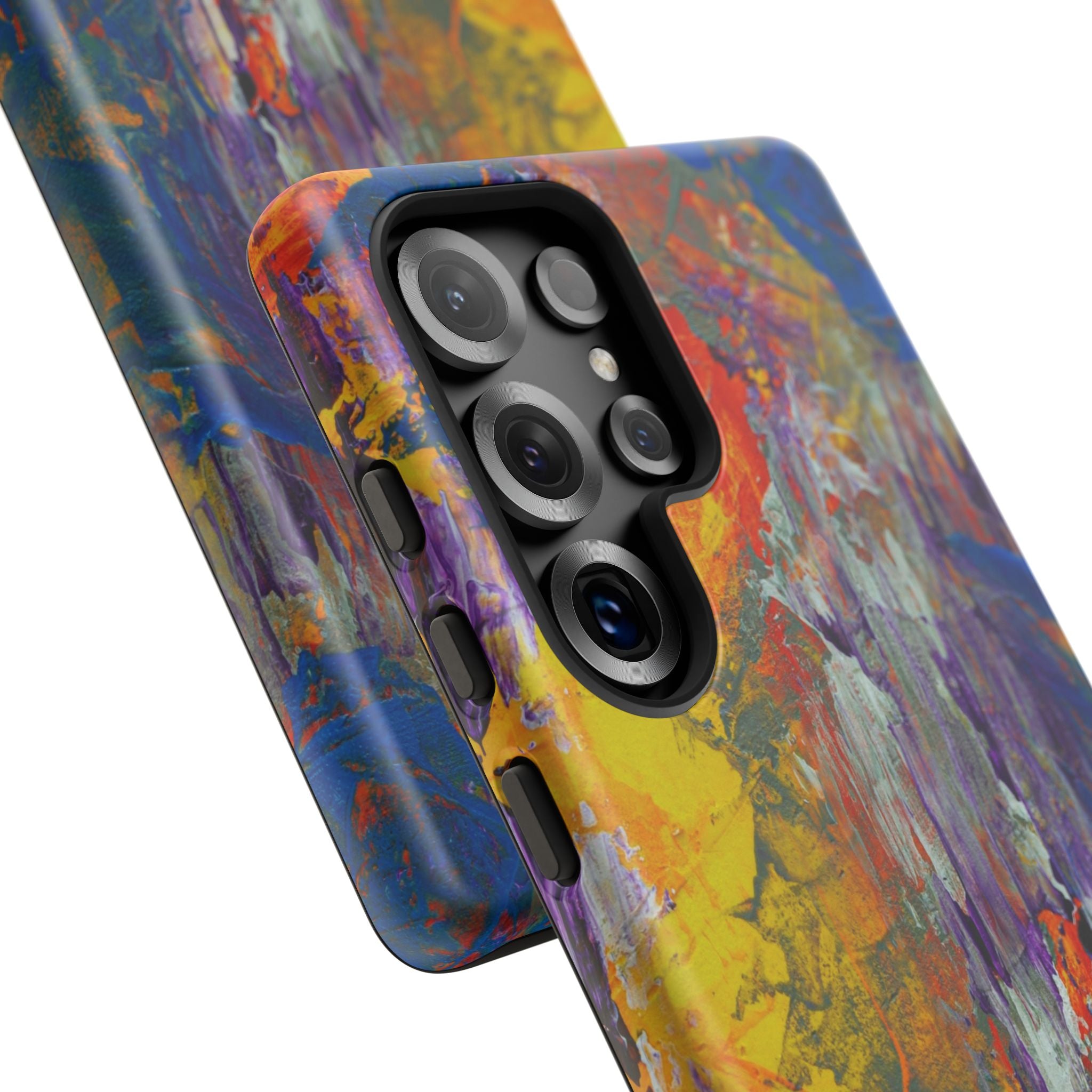 Abstract Color Splash Phone Case — Vibrant Artistic Protective Cover