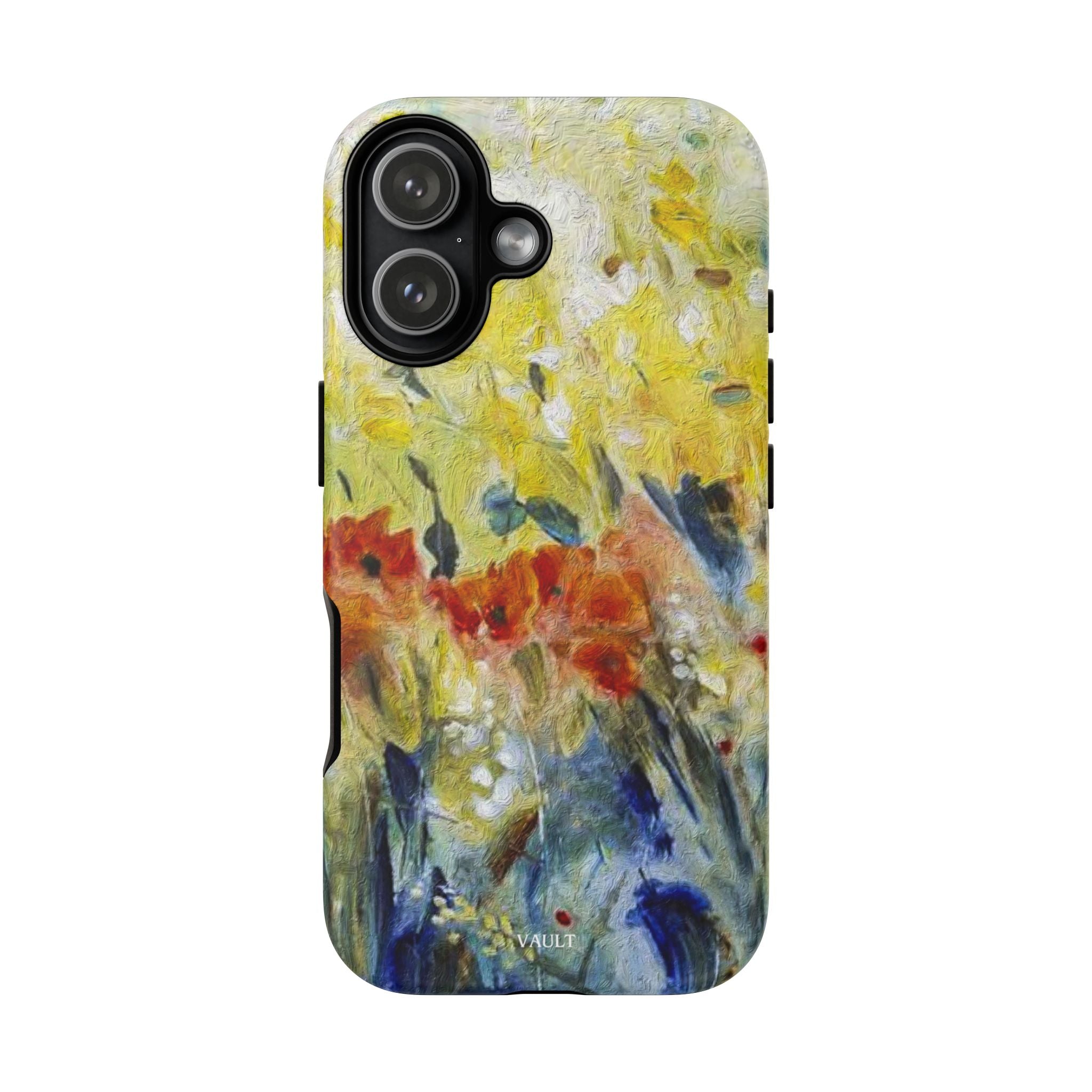 Floral Watercolor Phone Case — Yellow Garden Tough Cases