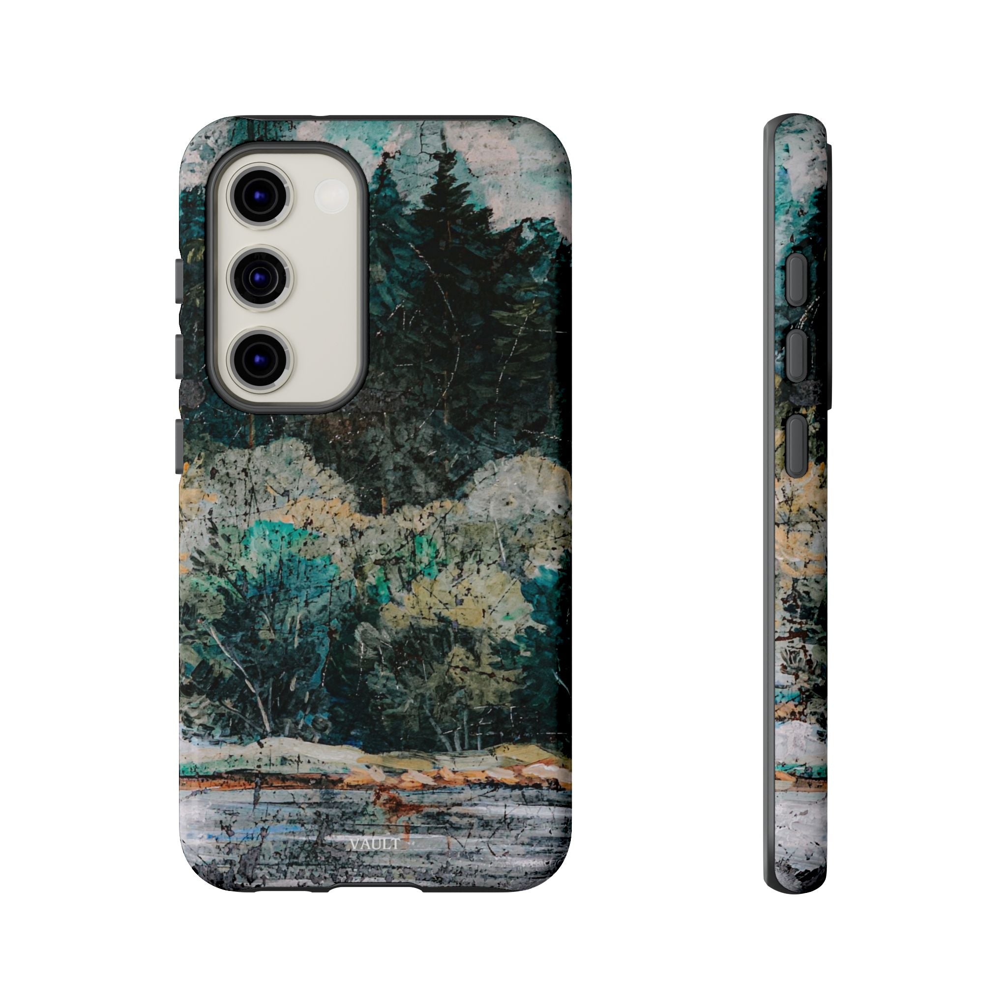 Phone Case - Moody Forest Landscape Protective Tough Case