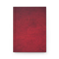 Diario rilegato — Taccuino bordeaux opaco (design a volta)